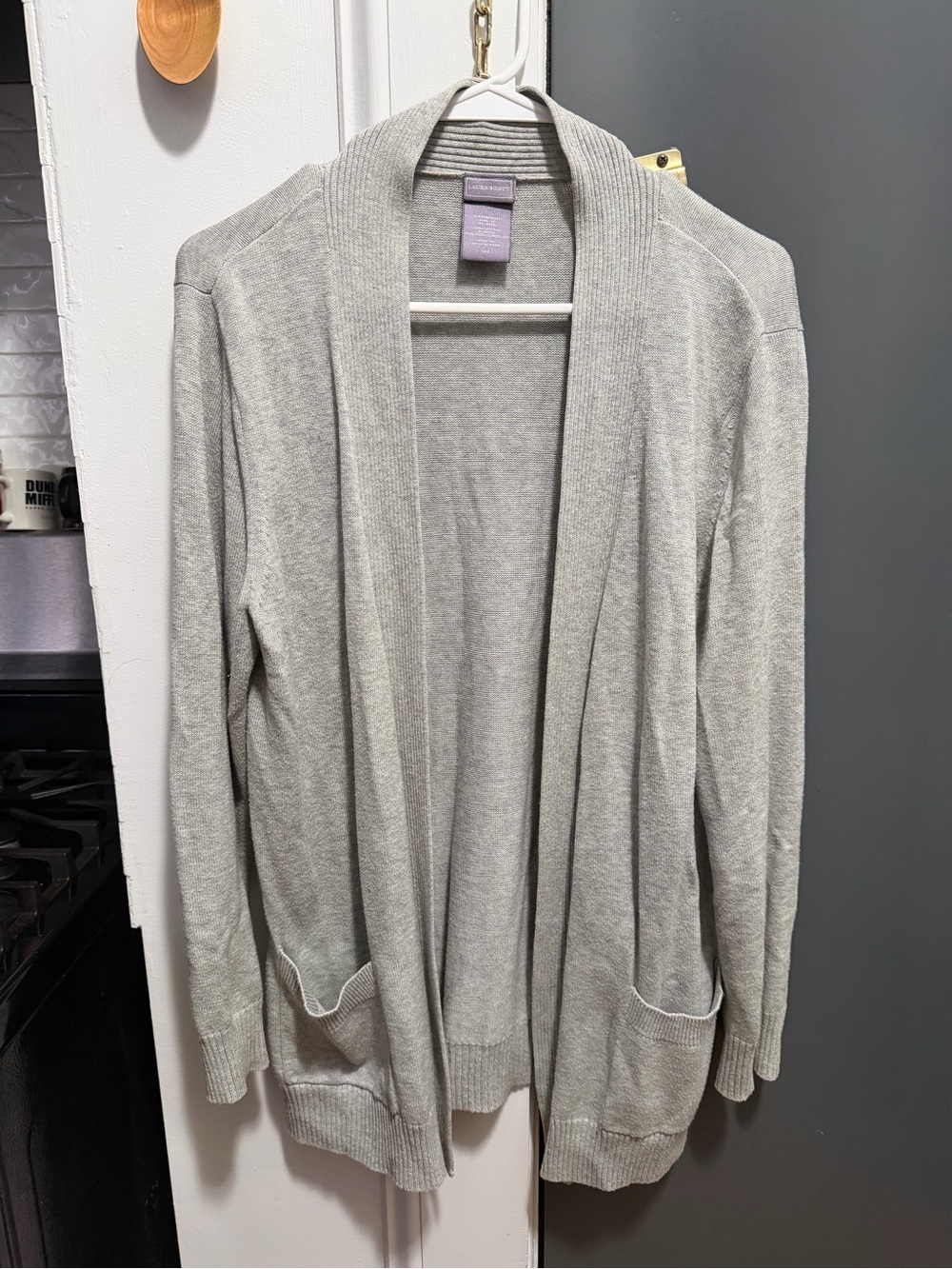 Laura Scott Gray Cardigan
